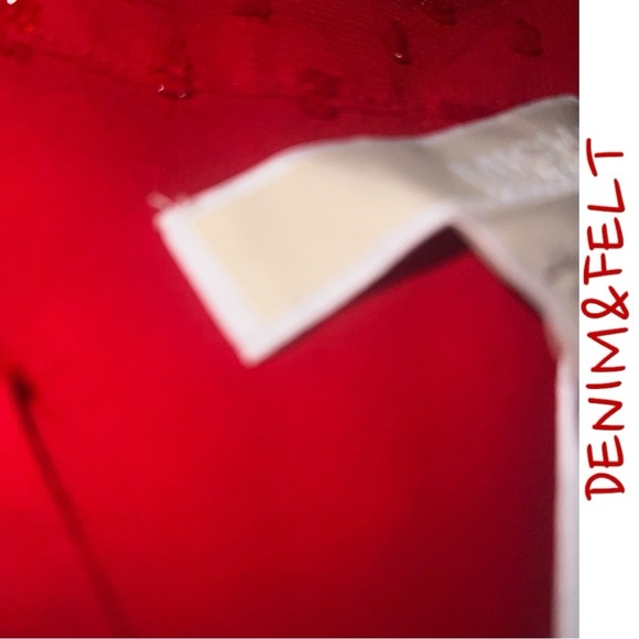 Michael Kors Women’s Red Kate Sequin Flowy Mini Dress | NEW/NWT!!♥️♥️♥️💃💃💃 - Picture 3 of 7